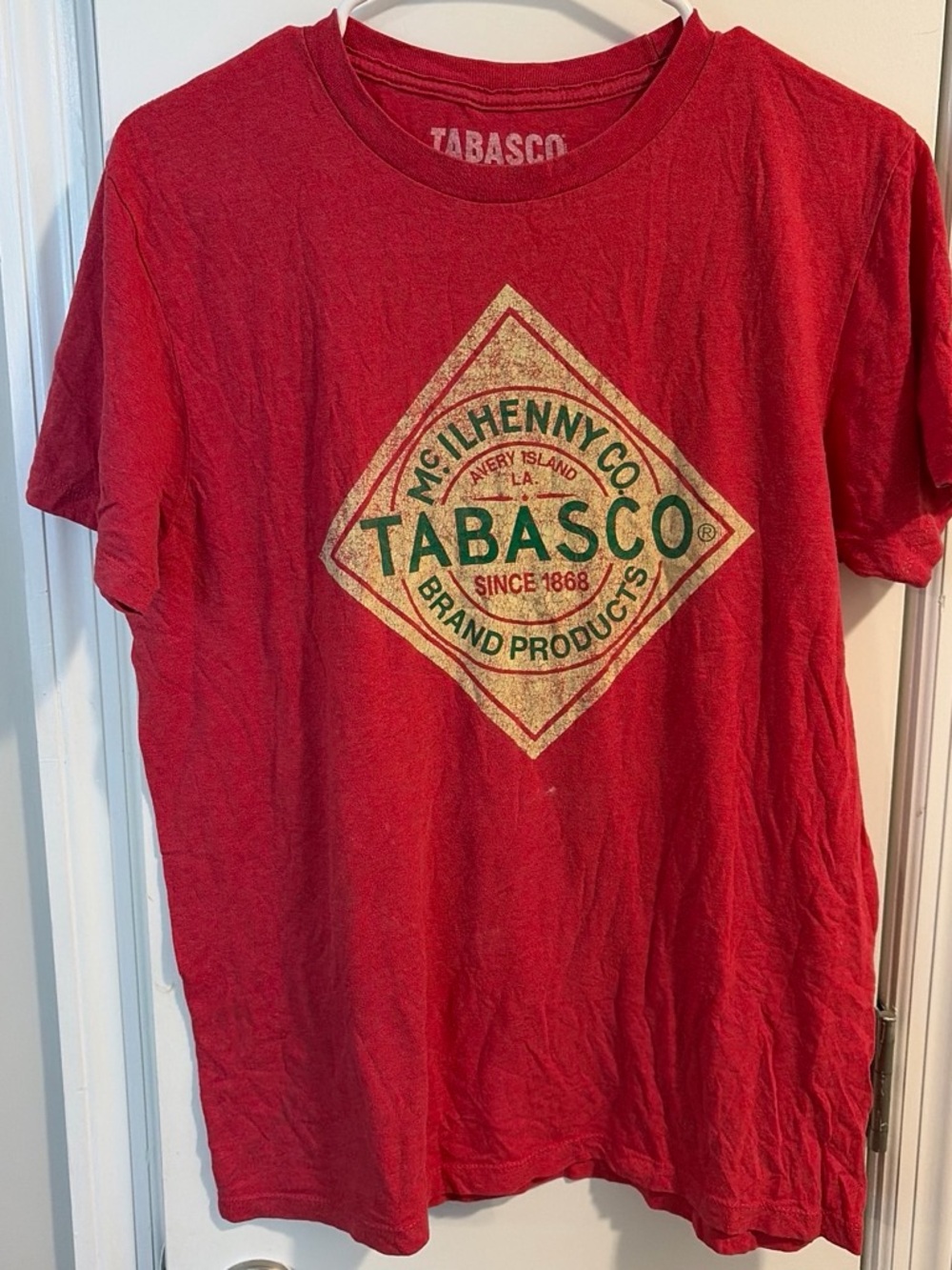 Tabasco Red Logo Short Sleeve Graphic Tee